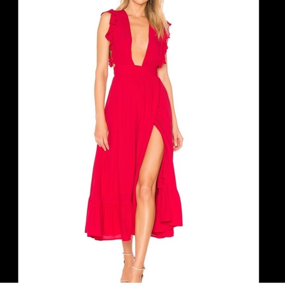 Majorelle mistwood dress red - Picture 8 of 10